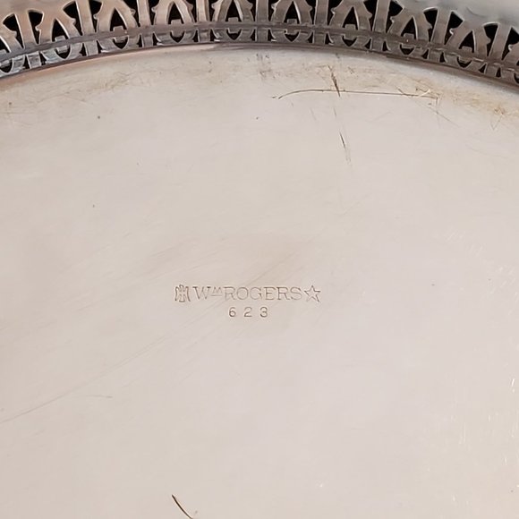Rogers Vintage Silver tray - Picture 3 of 4